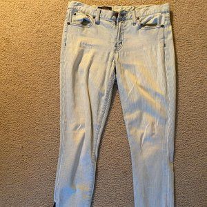 Jcrew, stripped ankle jeans, Size 27